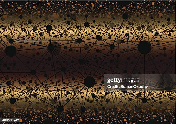 dark network - roman shade stock illustrations
