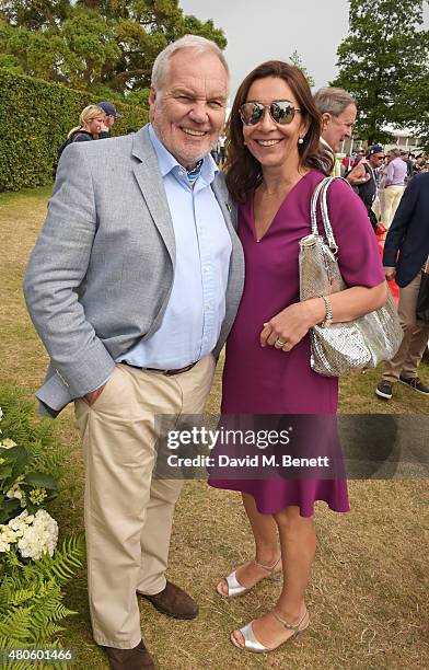 Patrick Head and Monica Colombelli attend the Carter Style & Luxury Lunch at the Goodwood Festival of Speed on June 28, 2015 in Chichester, England.