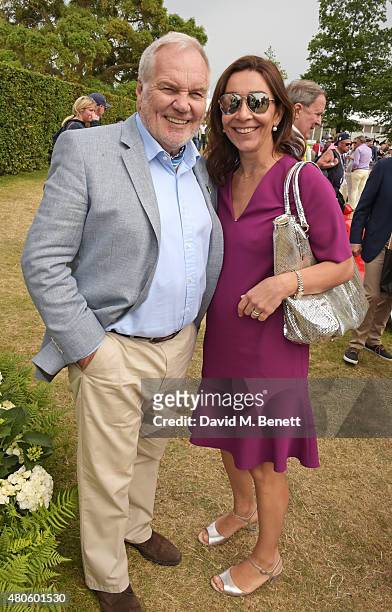 Patrick Head and Monica Colombelli attend the Carter Style & Luxury Lunch at the Goodwood Festival of Speed on June 28, 2015 in Chichester, England.