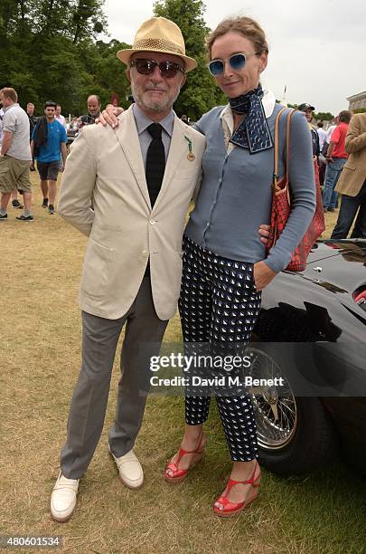 Rafi Manoukian and Jo Manoukian attend the Carter Style & Luxury Lunch at the Goodwood Festival of Speed on June 28, 2015 in Chichester, England.