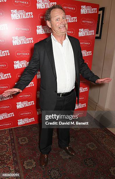 Playwright Richard Bean attends an after party following the press night performance of "The Mentalists" at Kettner's on July 13, 2015 in London,...