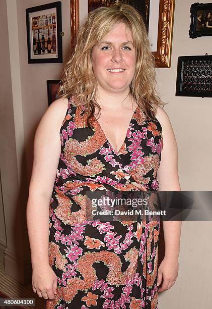 Director Abbey Wright attends an after party following the press night performance of "The Mentalists" at Kettner's on July 13, 2015 in London,...