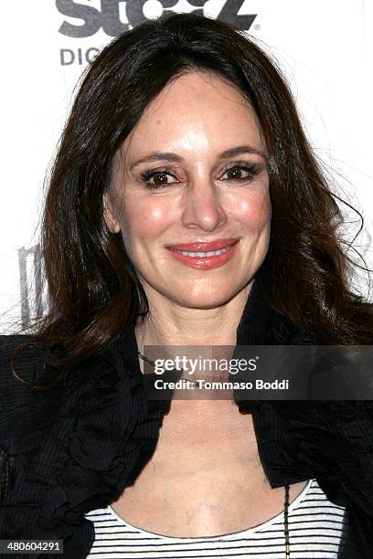 Actress Madeleine Stowe attends the "Mistaken For Strangers" Los Angeles premiere held at The Shrine Auditorium on March 25, 2014 in Los Angeles,...