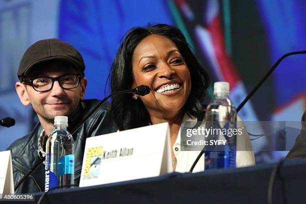 Nation Panel & Press Room" -- Pictured: DJ Qualis and Kelita Smith --