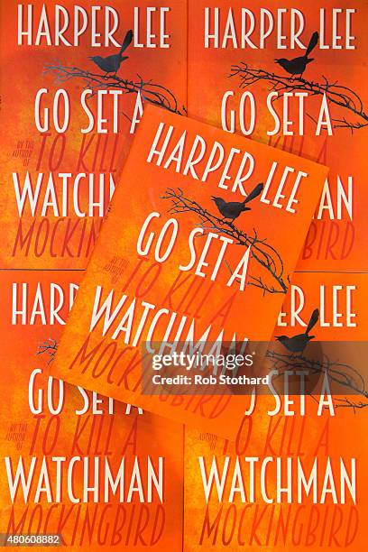 Copies of "Go Set A Watchman" by Harper Lee on display at Foyles on July 13, 2015 in London, England. Go Set a Watchman was written in the mid-1950s...