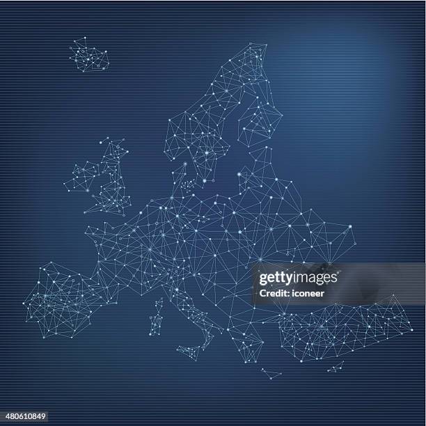 European Network Map 3,471 State Map Digital Stock Photos, High-Res Pictures, and Images ...