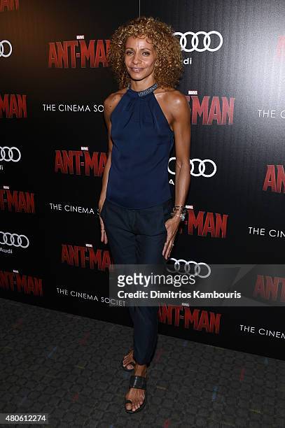 Actress Michelle Hurd attends Marvel's screening of "Ant-Man" hosted by The Cinema Society and Audi at SVA Theater on July 13, 2015 in New York City.