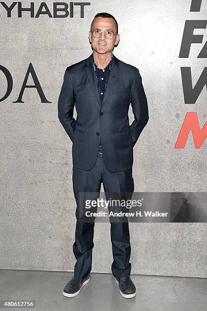 Steven Kolb attends the opening event for New York Fashion Week: Men's S/S 2016 at Amazon Imaging Studio on July 13, 2015 in Brooklyn, New York.
