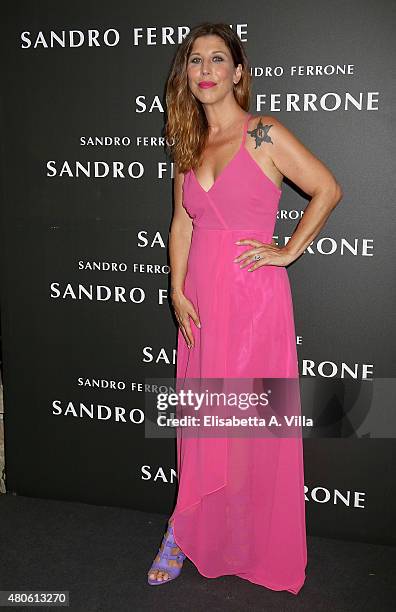 Michela Andreozzi attends Sandro Ferrone F/W 2015/16 Collection Presentation as part of AltaRoma AltaModa Fashion Week Fall/Winter 2015/16 at Villa...