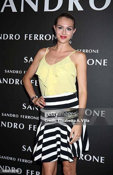 Sofia Bruscoli attends Sandro Ferrone F/W 2015/16 Collection Presentation as part of AltaRoma AltaModa Fashion Week Fall/Winter 2015/16 at Villa...