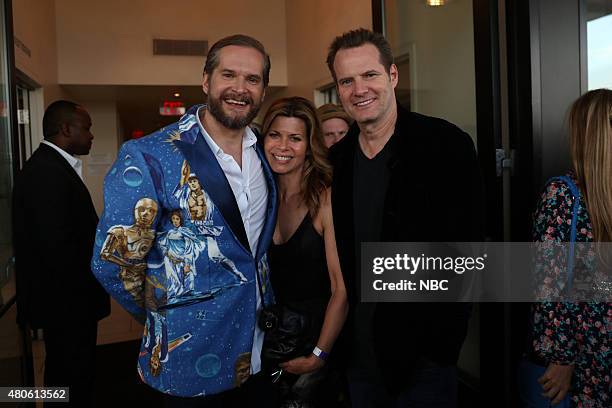 6th Annual Blogger Party" -- Pictured: Bryan Fuller, Executive Producer & Writer, "Hannibal"; Beth Toussaint, Jack Coleman, "Heroes Reborn",...