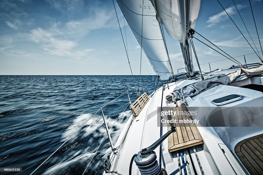 Segeln mit Segelboot