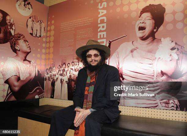 Blue Note president Don Was in the museum during Blue Note: The Finest In Jazz exhibit launch at The GRAMMY Museum on March 25, 2014 in Los Angeles,...