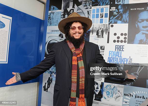 Blue Note president Don Was in the museum during Blue Note: The Finest In Jazz exhibit launch at The GRAMMY Museum on March 25, 2014 in Los Angeles,...