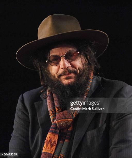 Blue Note president Don Was onstage during Blue Note: The Finest In Jazz exhibit launch at The GRAMMY Museum on March 25, 2014 in Los Angeles,...