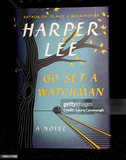 Harper Lee's "Go Set a Watchman" book which is to be released on July 14, 2015 at Harper Lee celebration at Barnes & Noble Union Square on July 13,...