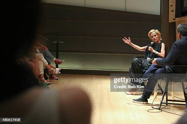 Parker Posey attends 2015 Film Society of Lincoln Center Summer Talks with Parker Posey event at Elinor Bunin Munroe Film Center on July 13, 2015 in...