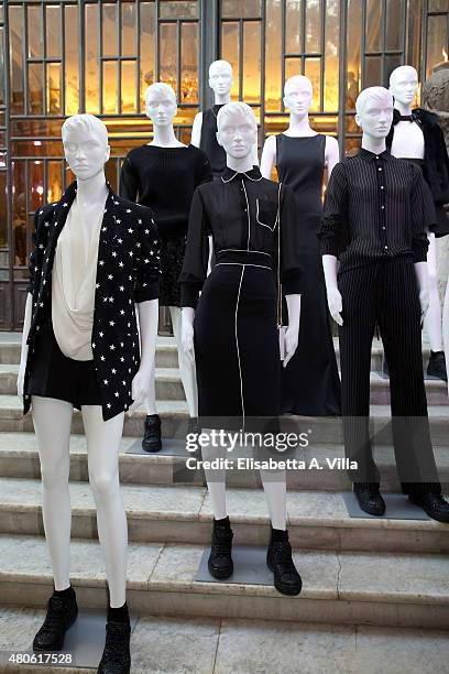 Creations are shown at Sandro Ferrone F/W 2015/16 Collection Presentation as part of AltaRoma AltaModa Fashion Week Fall/Winter 2015/16 at Villa...