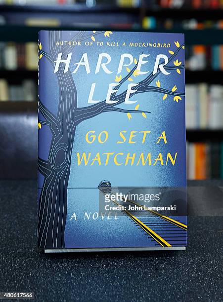 Harperl Lee's recently found edition of "Go Set a Watchman" to be released on July 14 is exhibited during the Harper Lee Celebration: Wally Lamb and...