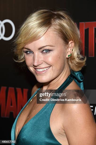 Actress Malin Akerman attends Marvel's screening of "Ant-Man" hosted by The Cinema Society and Audi at SVA Theater on July 13, 2015 in New York City.