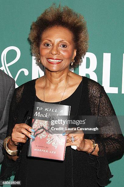 Leslie Uggams attends Harper Lee celebration at Barnes & Noble Union Square on July 13, 2015 in New York City.