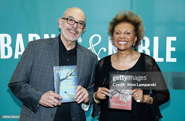 Wally Lamb and Leslie Uggams attend Harper Lee celebration with Wally Lamb and Leslie Uggams in conversation with Bill Goldstein at Barnes & Noble...