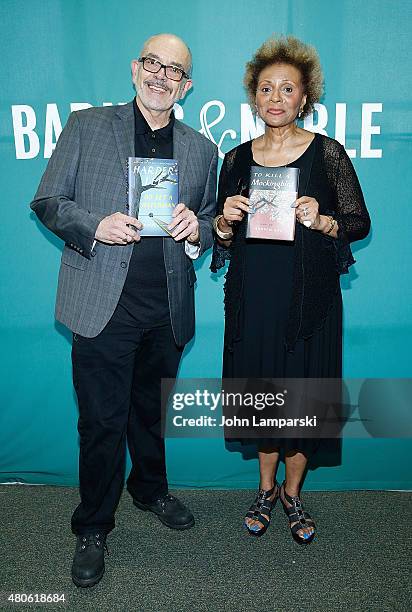 Wally Lamb and Leslie Uggams attend Harper Lee celebration with Wally Lamb and Leslie Uggams in conversation with Bill Goldstein at Barnes & Noble...