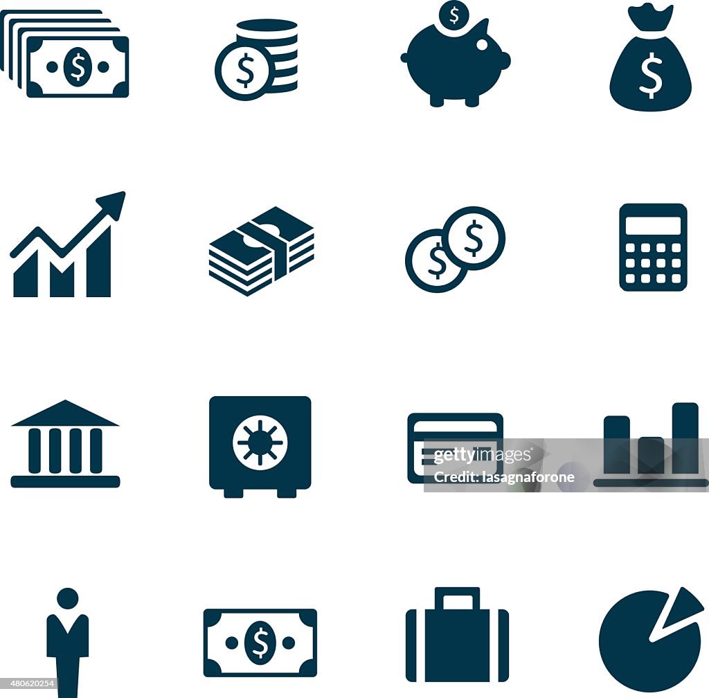 Geld Symbole Stock-Illustration - Getty Images
