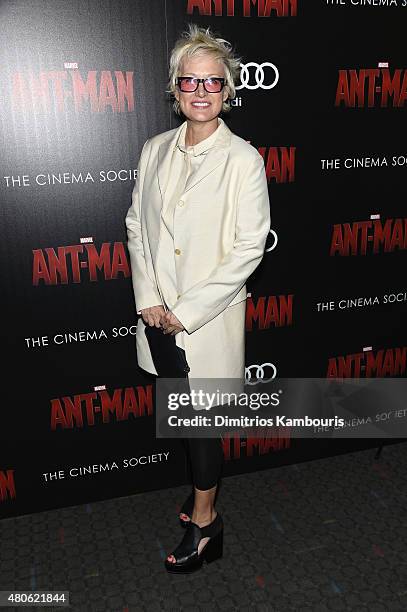 Nancy Jarecki attends Marvel's screening of "Ant-Man" hosted by The Cinema Society and Audi at SVA Theater on July 13, 2015 in New York City.