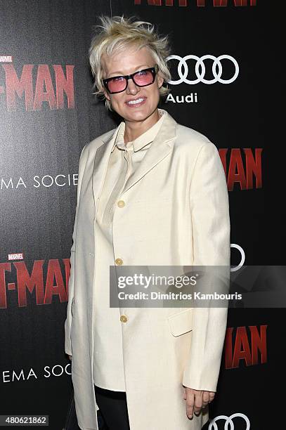Nancy Jarecki attends Marvel's screening of "Ant-Man" hosted by The Cinema Society and Audi at SVA Theater on July 13, 2015 in New York City.