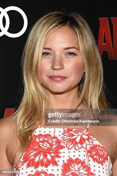 Actress Vanessa Ray attends Marvel's screening of "Ant-Man" hosted by The Cinema Society and Audi at SVA Theater on July 13, 2015 in New York City.