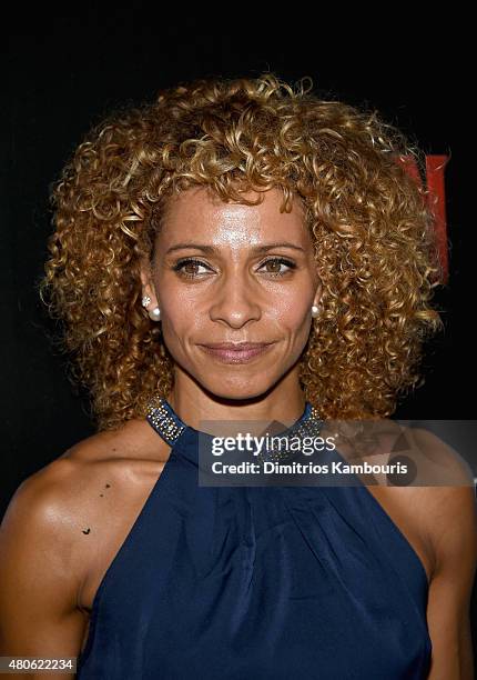 Actress Michelle Hurd attends Marvel's screening of "Ant-Man" hosted by The Cinema Society and Audi at SVA Theater on July 13, 2015 in New York City.