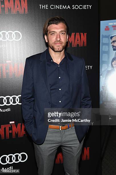 Tam Mutu attends Marvel's screening of "Ant-Man" hosted by The Cinema Society and Audi at SVA Theater on July 13, 2015 in New York City.
