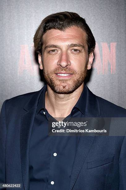 Tam Mutu attends Marvel's screening of "Ant-Man" hosted by The Cinema Society and Audi at SVA Theater on July 13, 2015 in New York City.