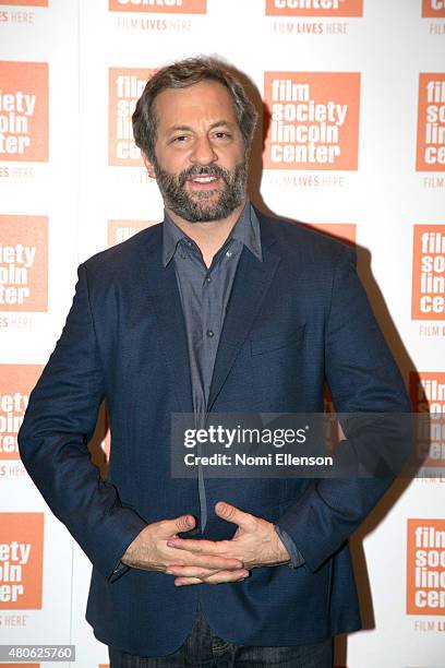 Judd Apatow attends the 2015 Film Society of Lincoln Center Summer Talks with Judd Apatow and Lena Dunham at Elinor Bunin Munroe Film Center on July...