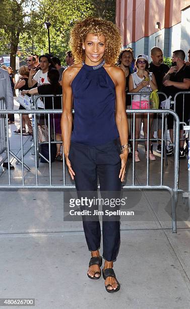 Actress Michelle Hurd attends a Marvel's screening of "Ant-Man" hosted by The Cinema Society and Audi on July 13, 2015 in New York City.