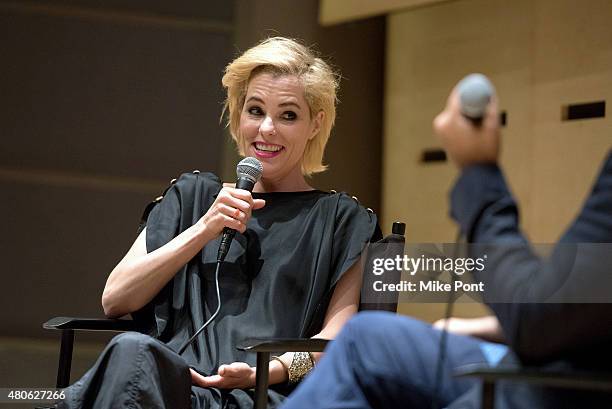 Actress Parker Posey attends the 2015 Film Society of Lincoln Center Summer Talks with Parker Posey at Elinor Bunin Munroe Film Center on July 13,...