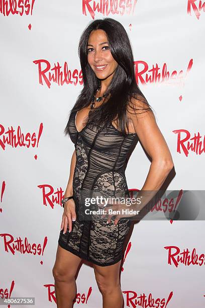 Carla Facciolo attends the "Ruthless! The Musical" Opening Night - Arrivals at St. Luke's Theater on July 13, 2015 in New York City.