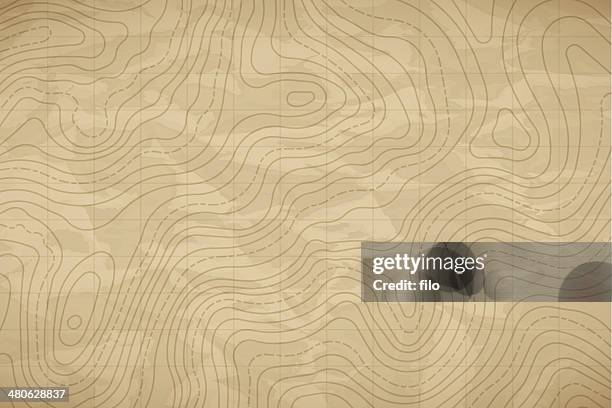 topographic map background - contour drawing stock illustrations