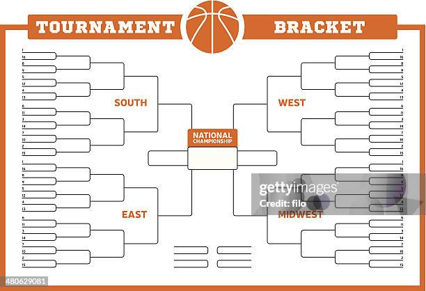 tournament bracket - bracket stock illustrations