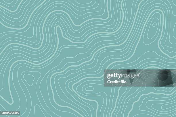 ilustrações, clipart, desenhos animados e ícones de topographic fundo de mapa - turquoise coloured