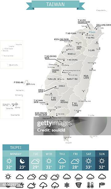 Taiwan Weather Guide Weather Patterns Map Photos and Premium High Res Pictures - Getty Images