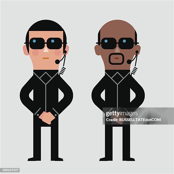 security detail - counter terrorism stock illustrations