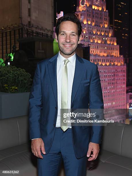 Paul Rudd attends the after party for Marvel's screening of "Ant-Man" hosted by The Cinema Society and Audi at St. Cloud at the Knickerbocker Hotel...