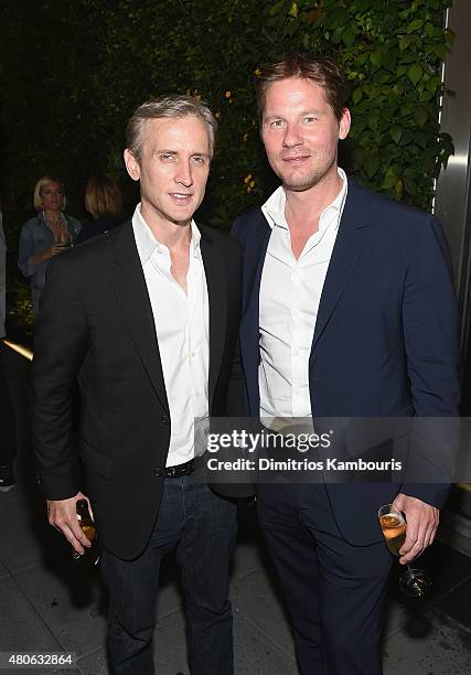 Dan Abrams and David Zinczenko attend the after party for Marvel's screening of "Ant-Man" hosted by The Cinema Society and Audi at St. Cloud at the...