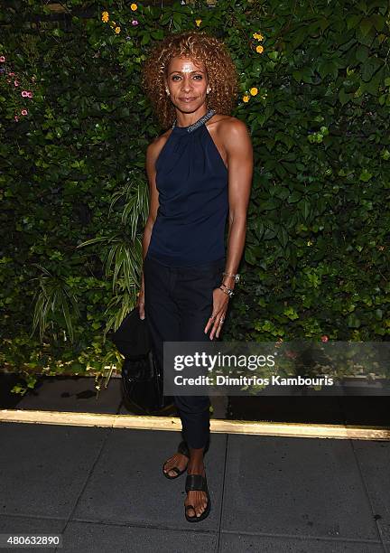 Michelle Hurd attends the after party for Marvel's screening of "Ant-Man" hosted by The Cinema Society and Audi at St. Cloud at the Knickerbocker...