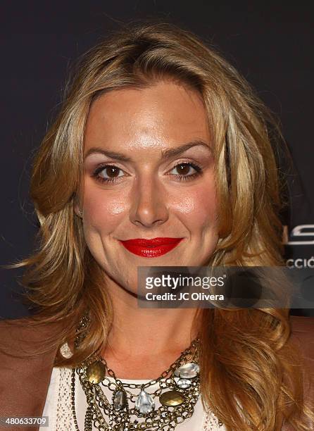 Actress Allison McAtee attends Sabor de Lujo at Vida Lexus event celebrating latino culture in Los Angeles at Sofitel Hotel on March 25, 2014 in Los...