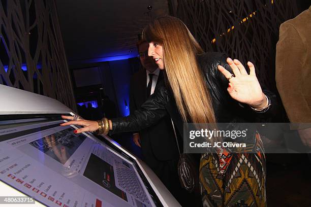 General view of atmosphere during Sabor de Lujo at Vida Lexus event celebrating latino culture in Los Angeles at Sofitel Hotel on March 25, 2014 in...