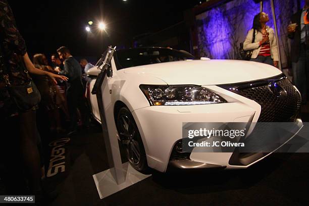 General view of atmosphere during Sabor de Lujo at Vida Lexus event celebrating latino culture in Los Angeles at Sofitel Hotel on March 25, 2014 in...