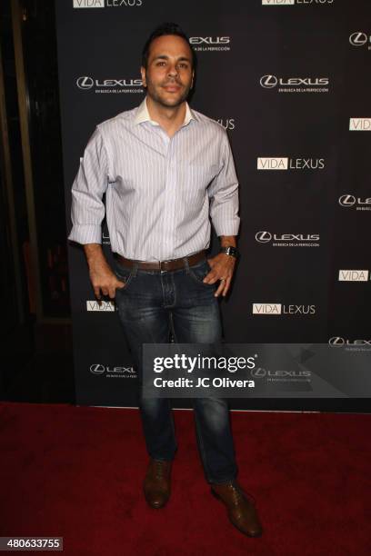 Filmmaker Anthony Nardolillo attends Sabor de Lujo at Vida Lexus event celebrating latino culture in Los Angeles at Sofitel Hotel on March 25, 2014...